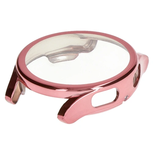 Etui z osłoną ekranu Bizon Case Watch Felipe do Samsung Galaxy Watch FE / Watch 4 40 mm różowe