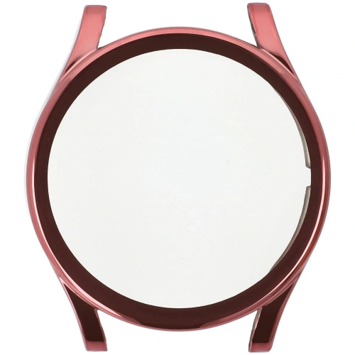 Etui z osłoną ekranu Bizon Case Watch Felipe do Samsung Galaxy Watch FE / Watch 4 40 mm różowe