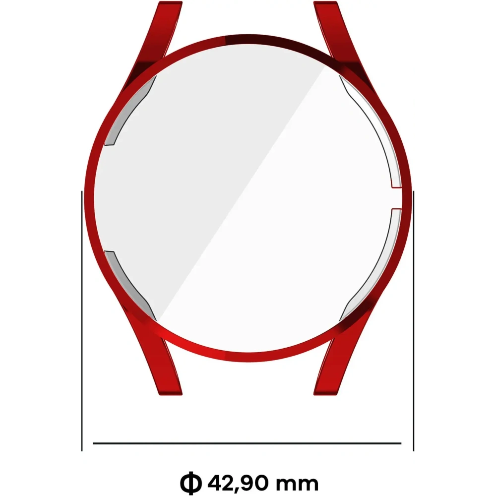 Wholesale Bizon Case Watch Felipe Samsung Galaxy Watch FE / Watch 4 40 mm red - BIZ5857 - {ean13} - Hurt