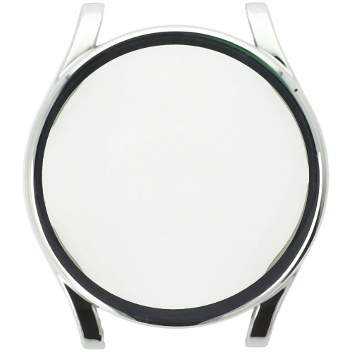 Etui z osłoną ekranu Bizon Case Watch Felipe do Samsung Galaxy Watch FE / Watch 4 40 mm srebrne