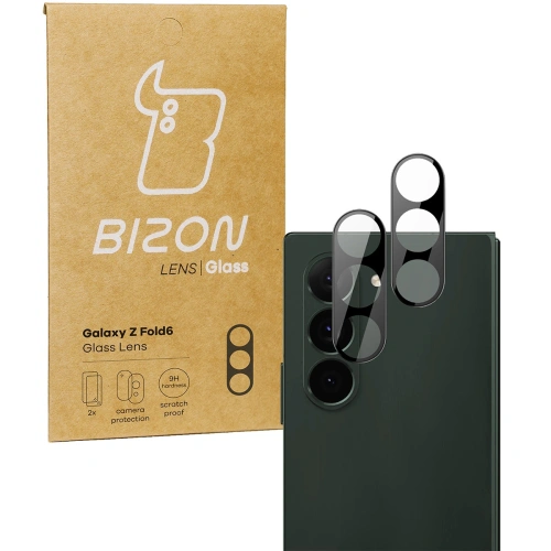Szkło na aparat Bizon Glass Lens do Samsung Galaxy Z Fold6 [2 PACK]