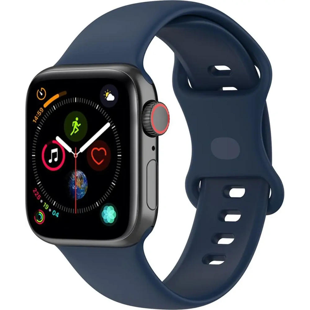 Hurtownia GSM - Bizon szíjas óra szilikon Apple óra 44/45/46/49 mm sötétkék - BIZ5526 - {ean13} - Hurt