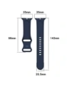Hurtownia GSM - Bizon szíjas óra szilikon Apple óra 44/45/46/49 mm sötétkék - BIZ5526 - {ean13} - Hurt