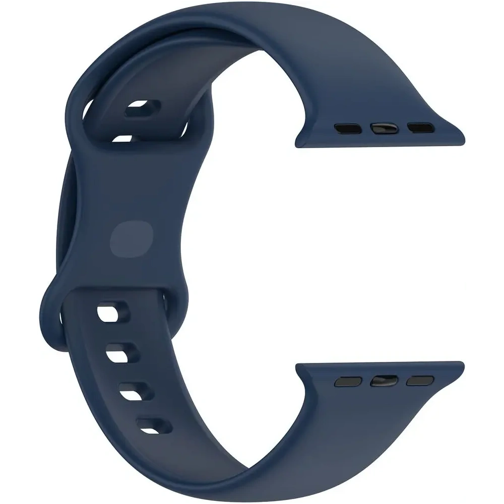 Hurtownia GSM - Bizon szíjas óra szilikon Apple óra 44/45/46/49 mm sötétkék - BIZ5526 - {ean13} - Hurt