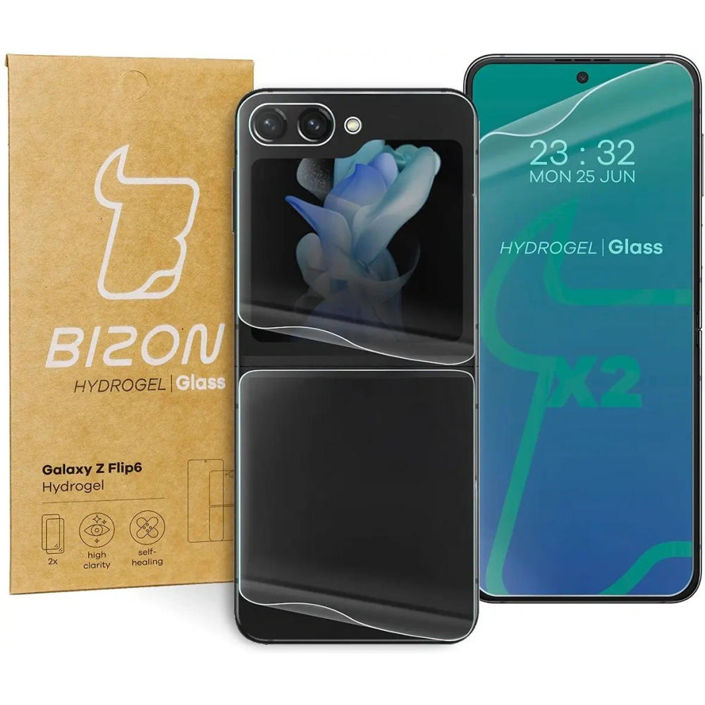 Hurtownia GSM - Bizon Glass Hydrogel Set Samsung Galaxy Z Flip 6 - BIZ5863 - {ean13} - Hurt