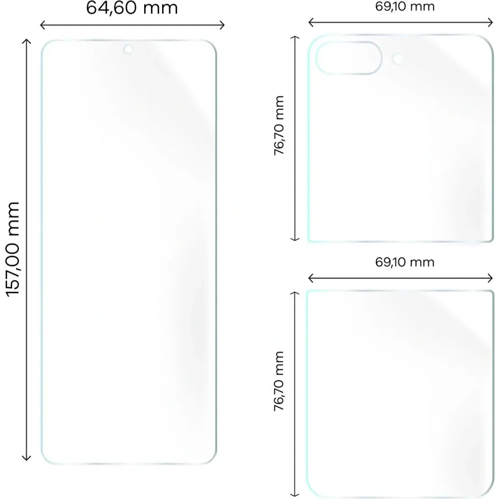 Hurtownia GSM - Bizon Glass Hydrogel Set Samsung Galaxy Z Flip 6 - BIZ5863 - {ean13} - Hurt