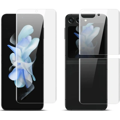 Folia hydrożelowa na tył i przód Bizon Glass Hydrogel Set Samsung Galaxy Z Flip 6 / 7 FE