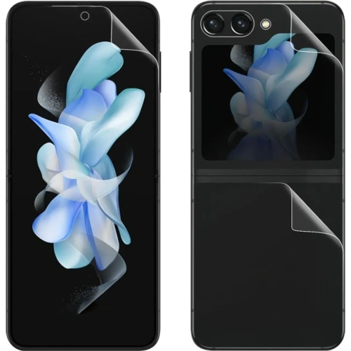 Folia hydrożelowa na tył i przód Bizon Glass Hydrogel Set Samsung Galaxy Z Flip 6 / 7 FE