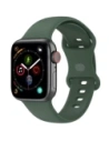 Bizon szíjóra szilikon Apple óra 44/45/46/49 mm sötétzöld