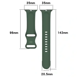 Hurtownia GSM - Bizon szíjóra szilikon Apple óra 44/45/46/49 mm sötétzöld - BIZ5529 - {ean13} - Hurt