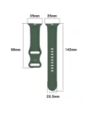 Hurtownia GSM - Bizon szíjóra szilikon Apple óra 44/45/46/49 mm sötétzöld - BIZ5529 - {ean13} - Hurt
