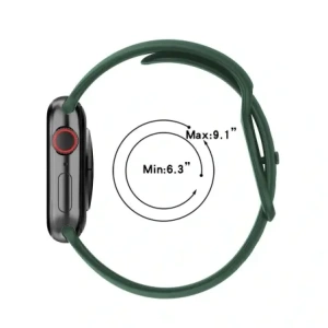 Hurtownia GSM - Bizon szíjóra szilikon Apple óra 44/45/46/49 mm sötétzöld - BIZ5529 - {ean13} - Hurt