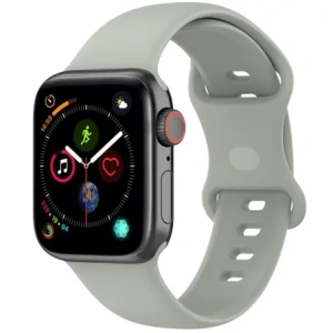Hurtownia GSM - Pasek Bizon Strap Watch Silicone do Apple Watch 44/45/46/49 mm světlá šedá - BIZ5865 - {ean13} - Hurt