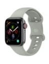Bizon szíjas óra szilikon Apple óra 44/45/46/49 mm világosszürke