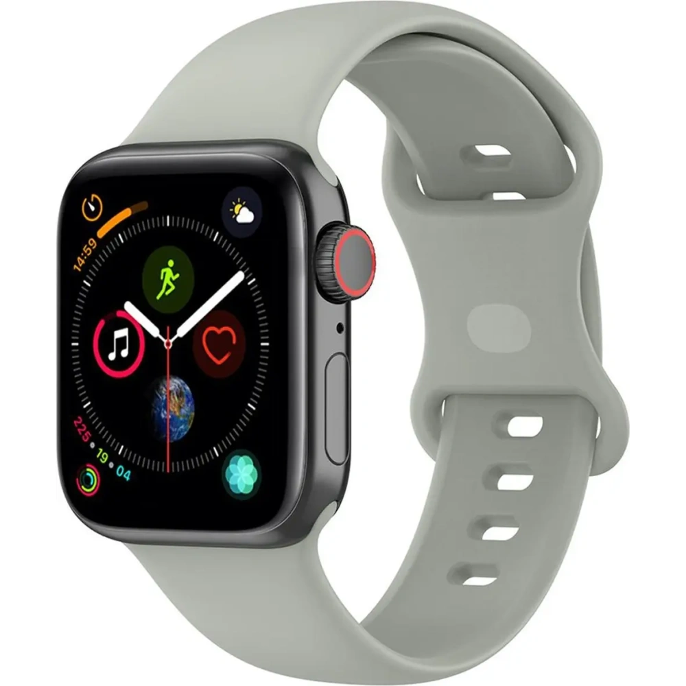Hurtownia GSM - Ceas cu curea din silicon pentru bizon Apple Ceas 44/45/46/49 mm gri deschis - BIZ5865 - {ean13} - Hurt