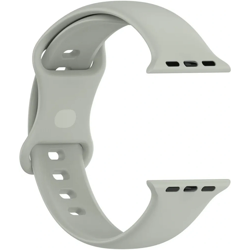 Hurtownia GSM - Pasek Bizon Strap Watch Silicone do Apple Watch 44/45/46/49 mm světlá šedá - BIZ5865 - {ean13} - Hurt