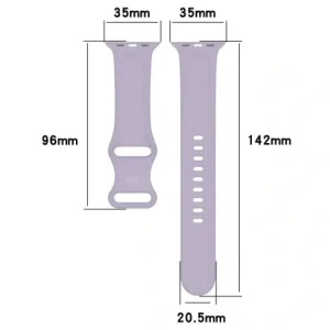 Hurtownia GSM - Pasek Bizon Strap Watch Silicone do Apple Watch 44/45/49 mm jasnofialový - BIZ5866 - {ean13} - Hurt