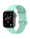 Ceas cu curea din silicon Bizon Apple Watch 44/45/46/49 mm mentă
