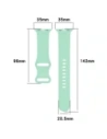 Hurtownia GSM - Ceas cu curea din silicon Bizon Apple Watch 44/45/46/49 mm mentă - BIZ5868 - {ean13} - Hurt