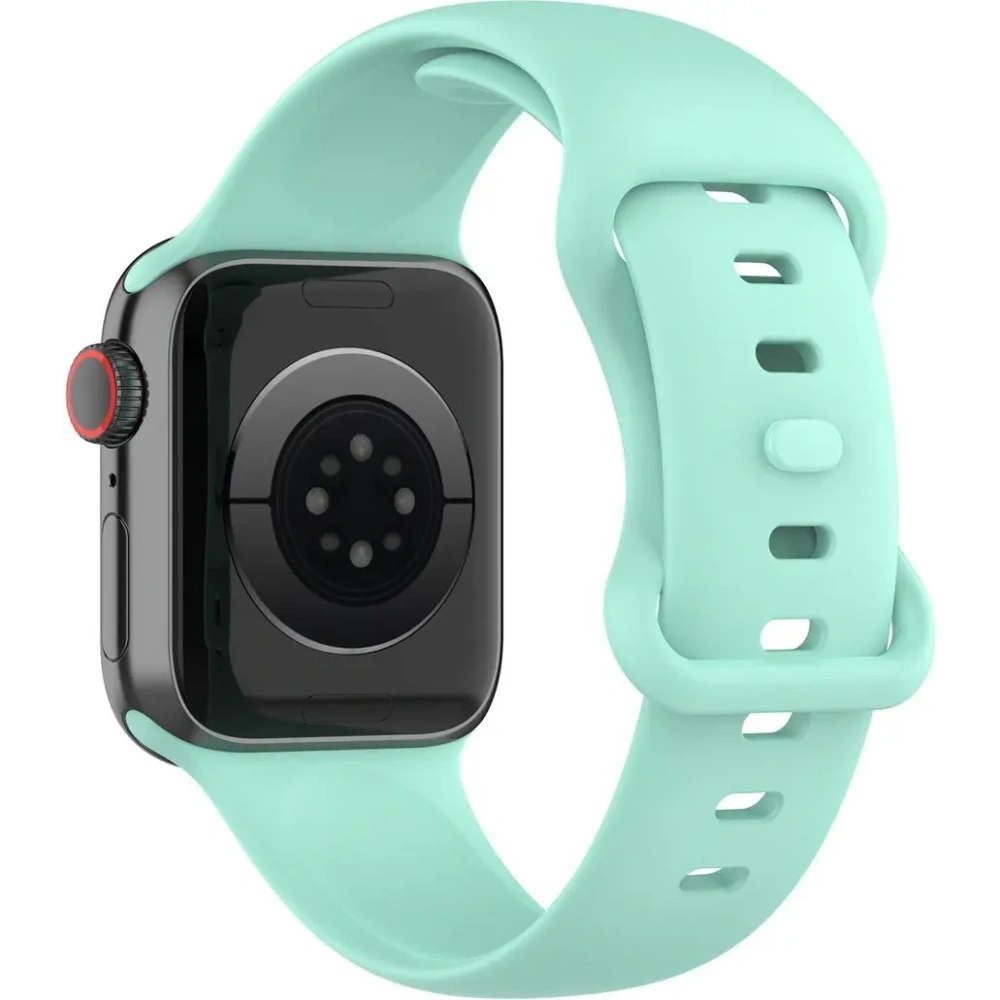 Hurtownia GSM - Ceas cu curea din silicon Bizon Apple Watch 44/45/46/49 mm mentă - BIZ5868 - {ean13} - Hurt