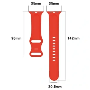 Hurtownia GSM - Pasek Bizon Strap Watch Silicone do Apple Watch 44/45/46/49 mm červený - BIZ5869 - {ean13} - Hurt