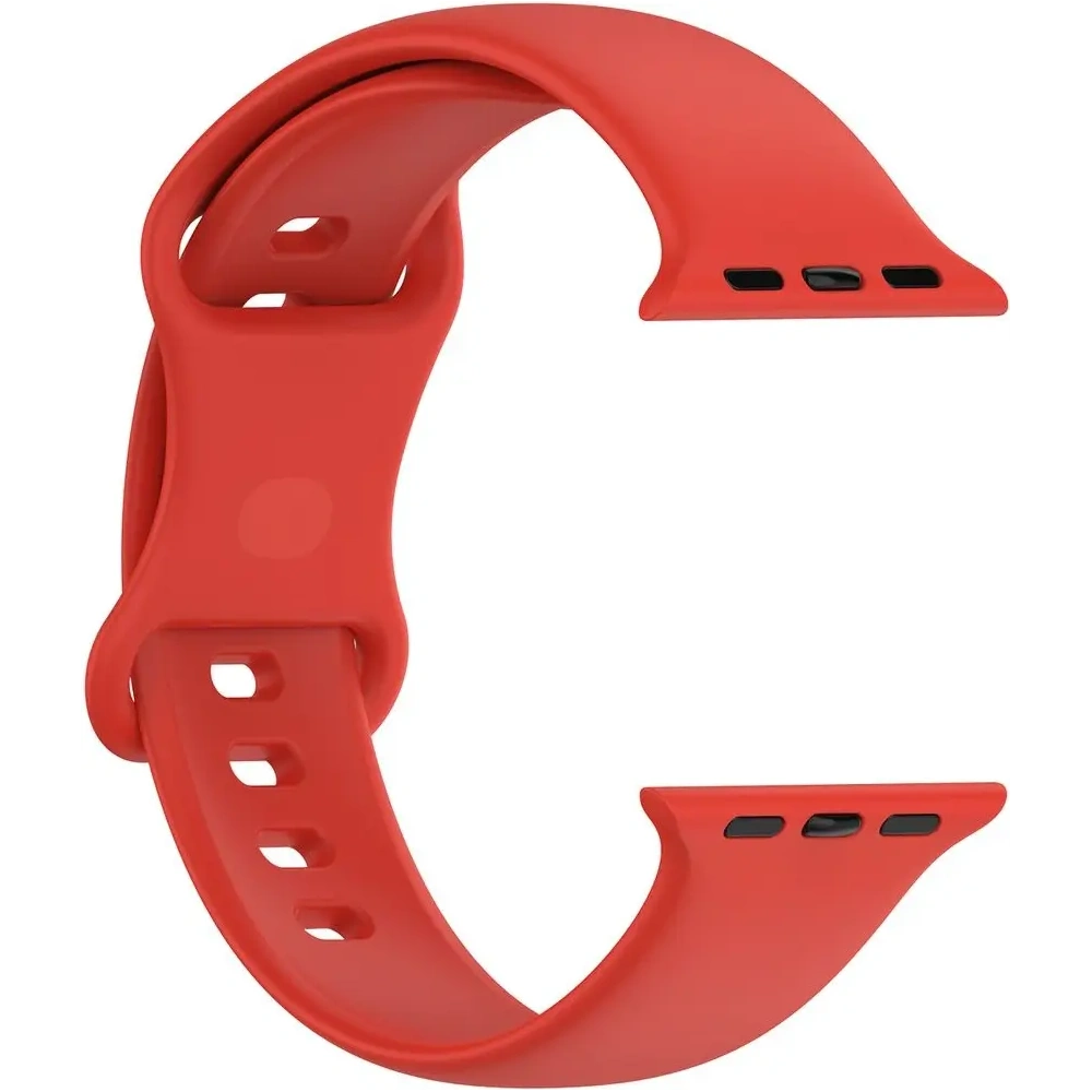 Hurtownia GSM - Bizon Strap Watch Silicone Apple Watch 44/45/46/49 mm roșu - BIZ5869 - {ean13} - Hurt