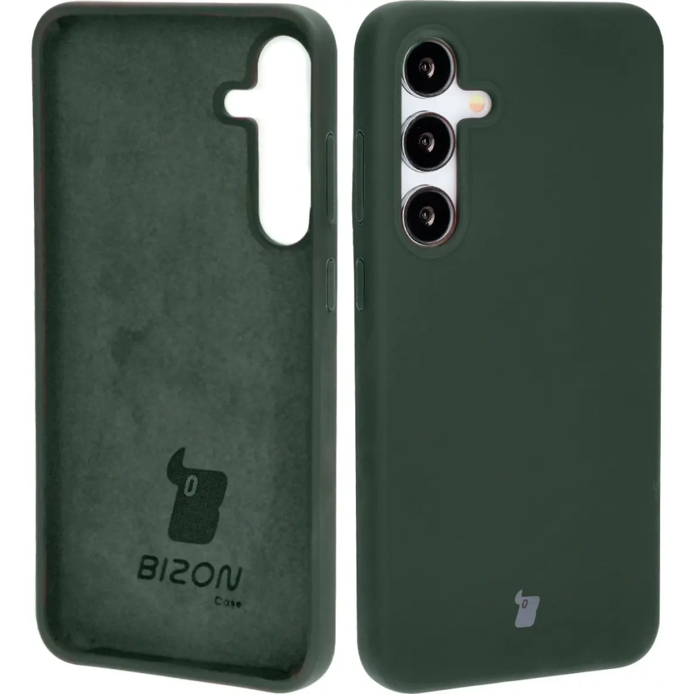 Hurtownia GSM - Silikonowe etui Bizon Soft Case do Samsung Galaxy S24 Plus ciemnozielone - BIZ5871 - {ean13} - Hurt