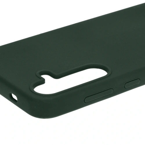 Silikonowe etui Bizon Soft Case do Samsung Galaxy S24 Plus ciemnozielone