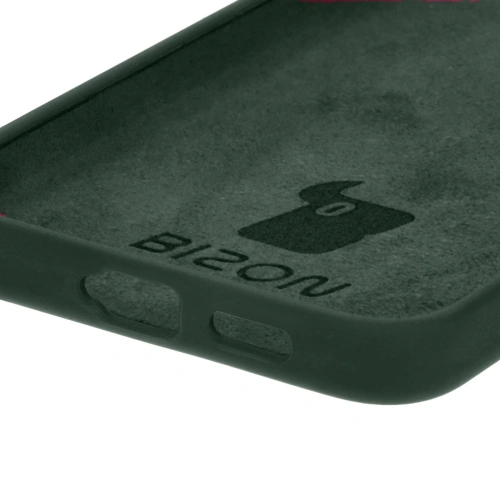 Silikonowe etui Bizon Soft Case do Samsung Galaxy S24 Plus ciemnozielone