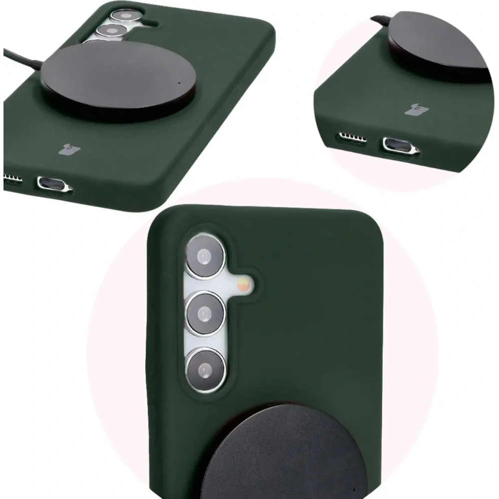 Wholesale Bizon Soft Case Samsung Galaxy S24 Plus dark green - BIZ5871 - {ean13} - Hurt