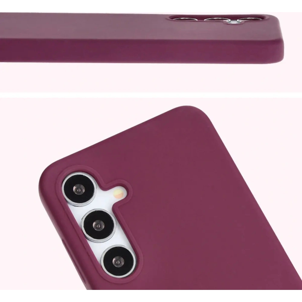 Hurtownia GSM - Silikonowe etui Bizon Soft Case do Samsung Galaxy S24 Plus ciemnofioletowe - BIZ5540 - {ean13} - Hurt