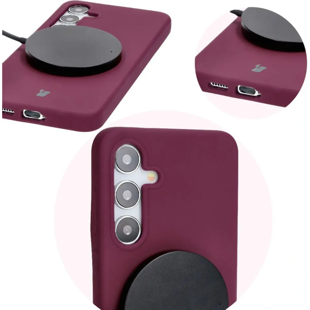 Wholesale Bizon Soft Case Samsung Galaxy S24 Plus dark purple - BIZ5540 - {ean13} - Hurt