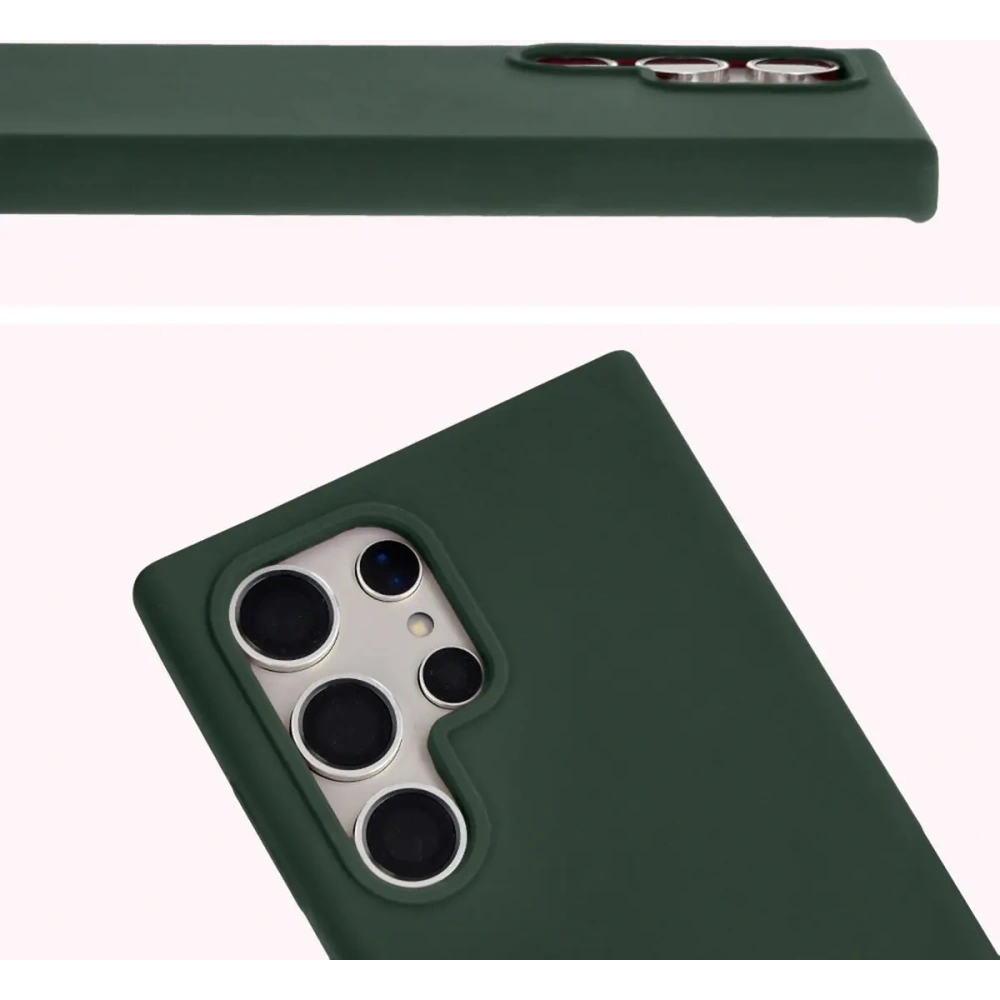 Hurtownia GSM - Silikonové pouzdro Bizon Soft Case pro Samsung Galaxy S24 Ultra tmavě zelené - BIZ5873 - {ean13} - Hurt