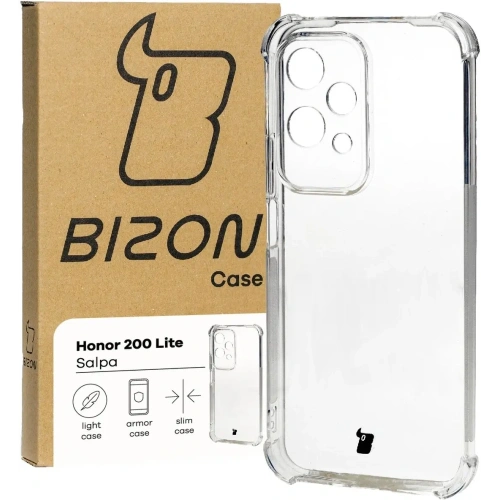 Elastyczne etui Bizon Case Salpa do Honor 200 Lite przezroczyste