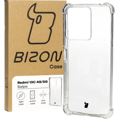 Elastyczne etui Bizon Case Salpa do Xiaomi Redmi 13C 5G przezroczyste