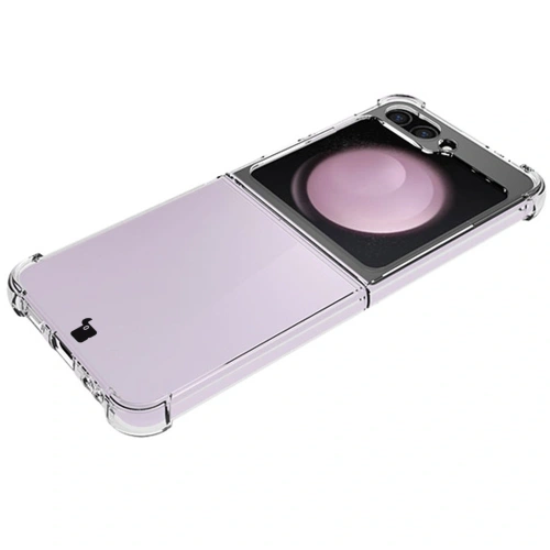 Elastyczne etui Bizon Case Salpa do Samsung Galaxy Z Flip6 / 7 FE przezroczyste