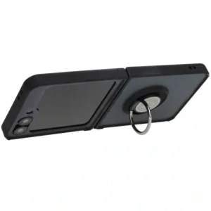Hurtownia GSM - Bizon Case Hybrid Ring Samsung Galaxy Z Flip6 füstös, fekete kerettel - BIZ5879 - {ean13} - Hurt