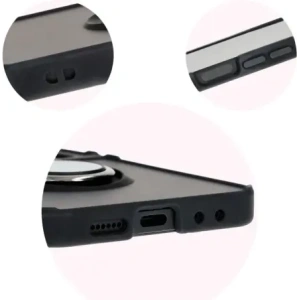 Wholesale Bizon Case Hybrid Ring Samsung Galaxy Z Flip6 smoky with a black frame - BIZ5879 - {ean13} - Hurt