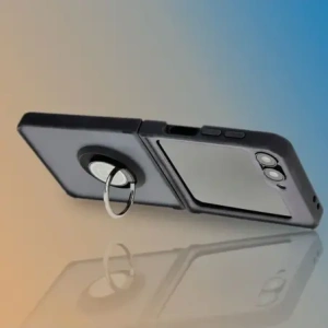 Hurtownia GSM - Bizon Case Hybrid Ring Samsung Galaxy Z Flip6 füstös, fekete kerettel - BIZ5879 - {ean13} - Hurt