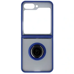 Hurtownia GSM - Bizon Case Hybrid Ring Samsung Galaxy Z Flip6 rauchig mit einem navyblauen Rahmen - BIZ5880 - {ean13} - Hurt