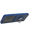 Hurtownia GSM - Bizon Case Hybrid Ring Samsung Galaxy Z Flip6 rauchig mit einem navyblauen Rahmen - BIZ5880 - {ean13} - Hurt