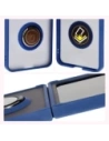 Hurtownia GSM - Bizon Case Hybrid Ring Samsung Galaxy Z Flip6 rauchig mit einem navyblauen Rahmen - BIZ5880 - {ean13} - Hurt