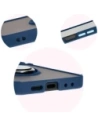 Hurtownia GSM - Bizon Case Hybrid Ring Samsung Galaxy Z Flip6 rauchig mit einem navyblauen Rahmen - BIZ5880 - {ean13} - Hurt