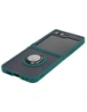 Hurtownia GSM - Bizon Case Hybrid Ring Samsung Galaxy Z Flip6 rauchig mit einem dunkelgrünen Rahmen - BIZ5881 - {ean13} - Hurt
