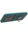 Hurtownia GSM - Bizon Case Hybrid Ring Samsung Galaxy Z Flip6 rauchig mit einem dunkelgrünen Rahmen - BIZ5881 - {ean13} - Hurt