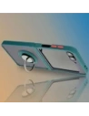 Hurtownia GSM - Bizon Case Hybrid Ring Samsung Galaxy Z Flip6 rauchig mit einem dunkelgrünen Rahmen - BIZ5881 - {ean13} - Hurt