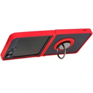 Hurtownia GSM - Bizon Case Hybrid Ring Samsung Galaxy Z Flip6 füstös piros kerettel - BIZ5557 - {ean13} - Hurt