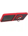 Hurtownia GSM - Bizon Case Hybrid Ring Samsung Galaxy Z Flip6 rauchig mit einem roten Rahmen - BIZ5557 - {ean13} - Hurt