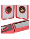 Hurtownia GSM - Bizon Case Hybrid Ring Samsung Galaxy Z Flip6 rauchig mit einem roten Rahmen - BIZ5557 - {ean13} - Hurt