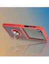 Hurtownia GSM - Bizon Case Hybrid Ring Samsung Galaxy Z Flip6 rauchig mit einem roten Rahmen - BIZ5557 - {ean13} - Hurt